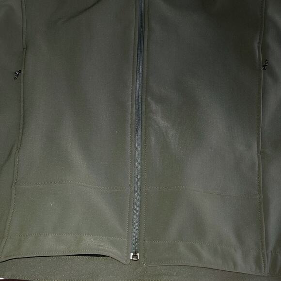Wild Things Tactical Soft Shell Jacket Hood Fleece Lined Men Size L Techwear USA - Picture 6 of 13